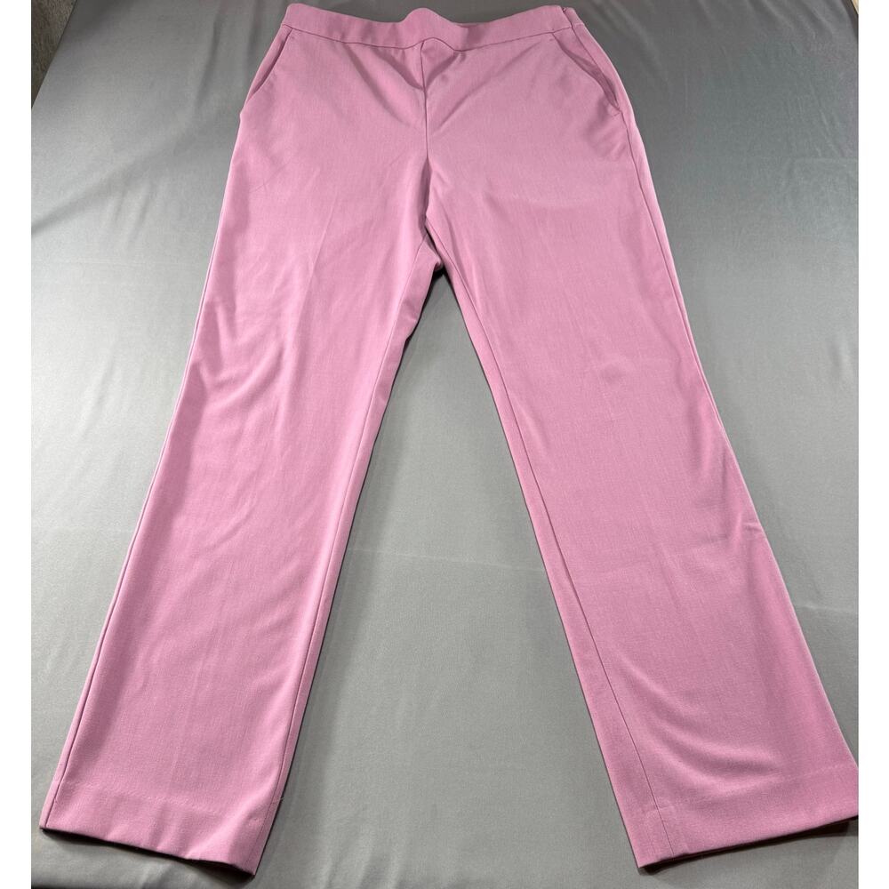 Ann Taylor Women’s Pink Dress Pants Size 10 Straight Leg Career Office Trousers
